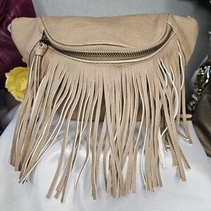 Mudd Fringy Suede Waist Bag!!